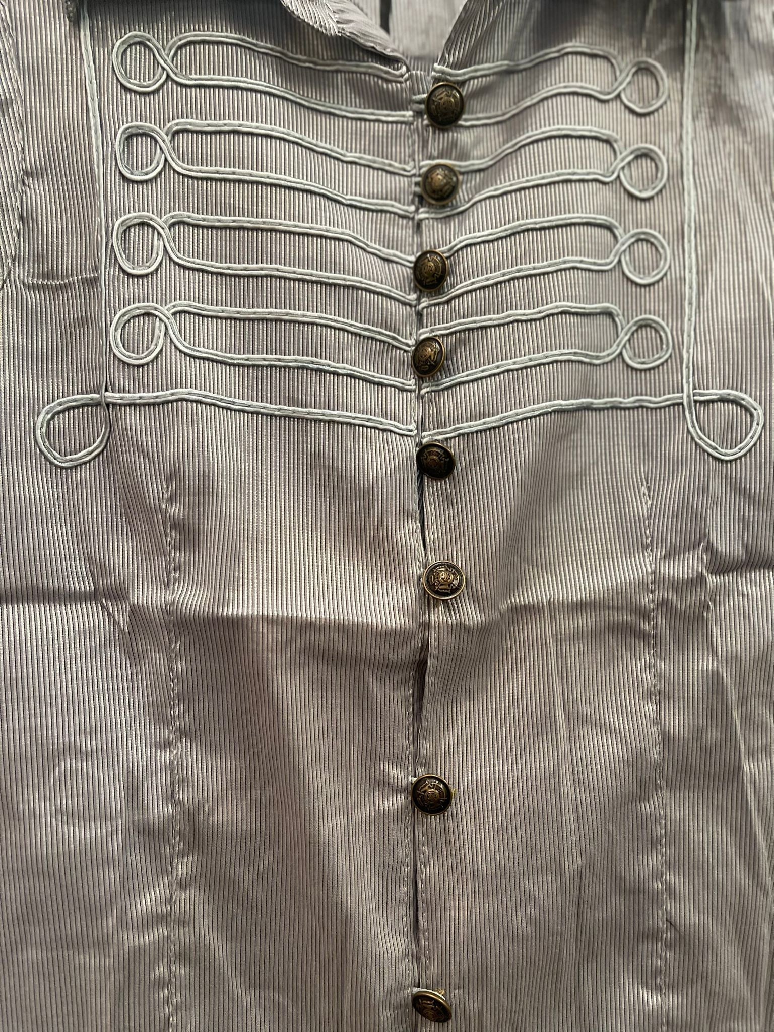 CHEMISE SANS MANCHE OFFICIER - L'autre mode