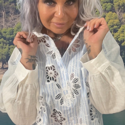 Chemisier camélia - L'autre mode