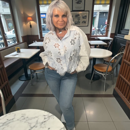 Chemisier camélia - L'autre mode