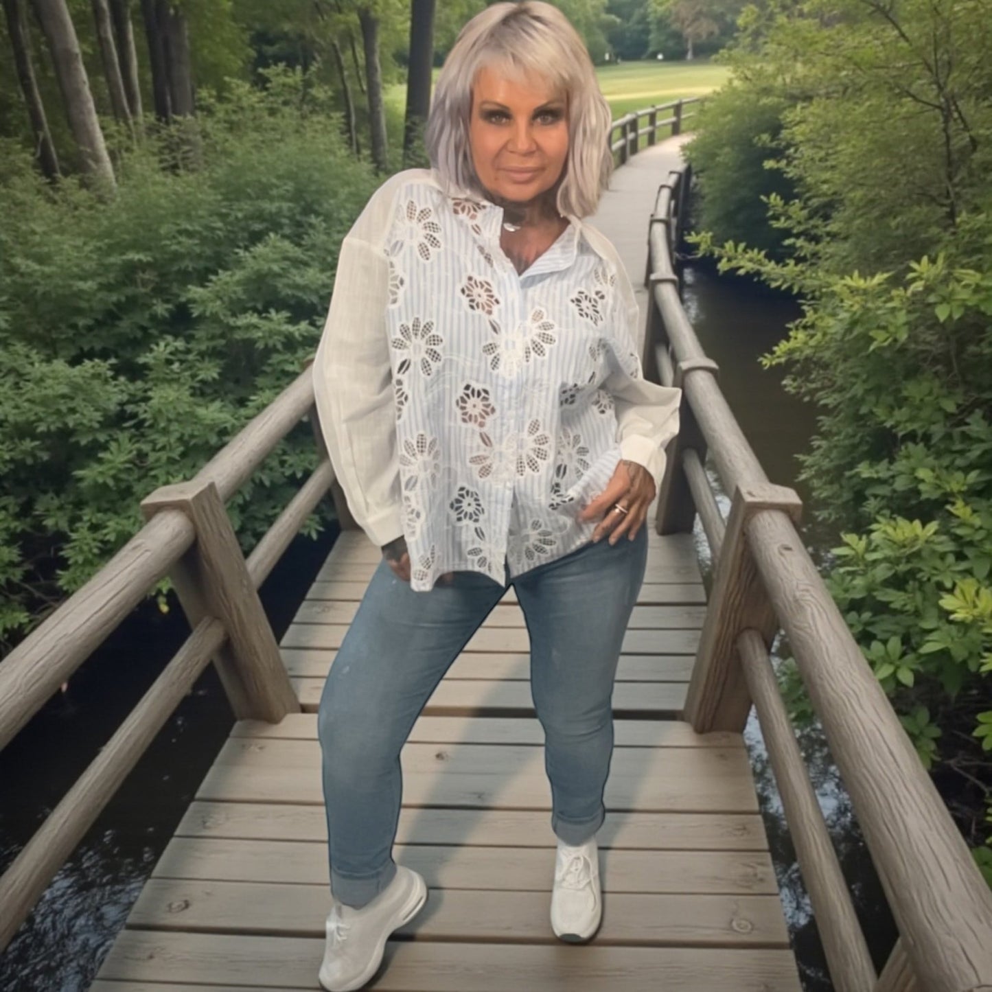 Chemisier camélia - L'autre mode