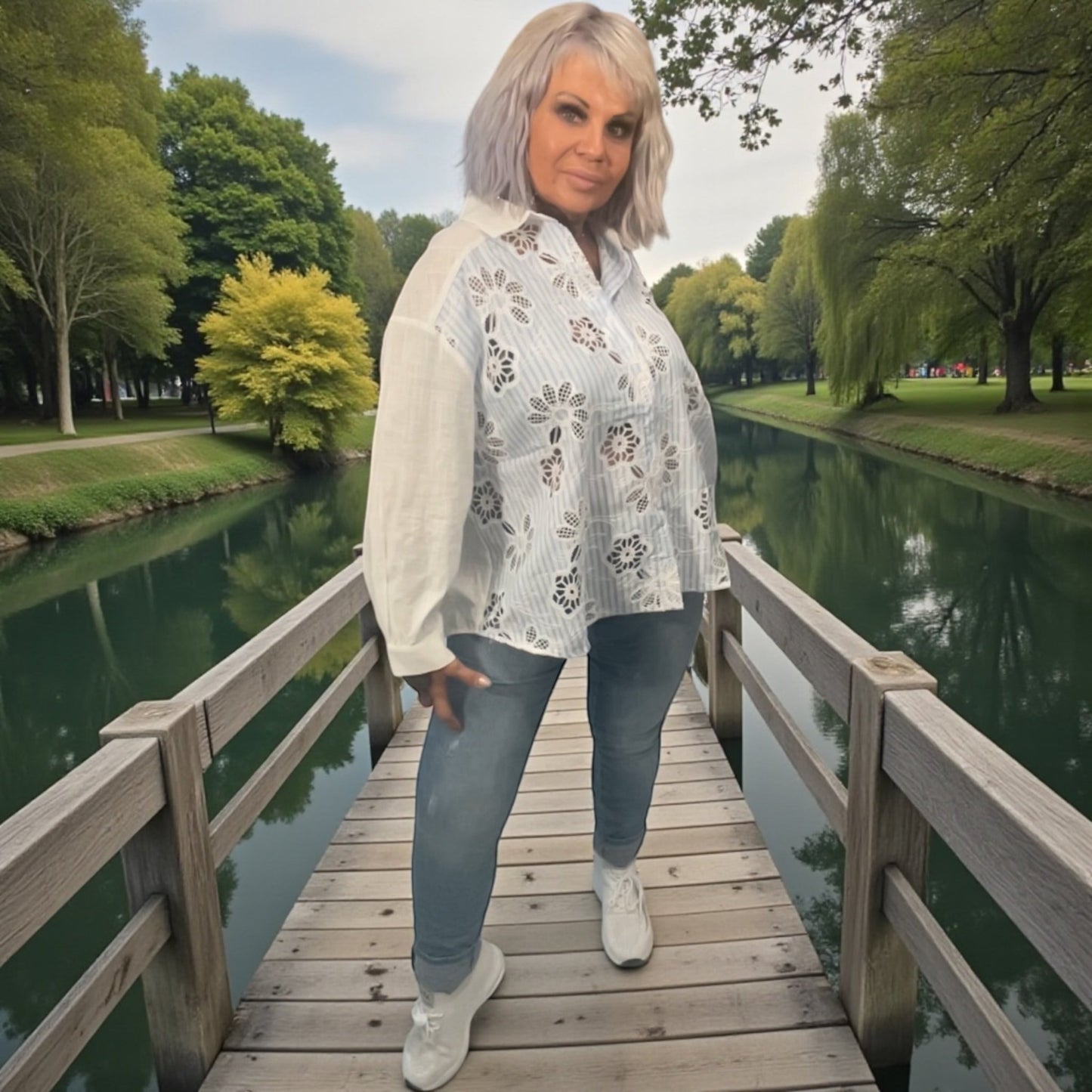 Chemisier camélia - L'autre mode