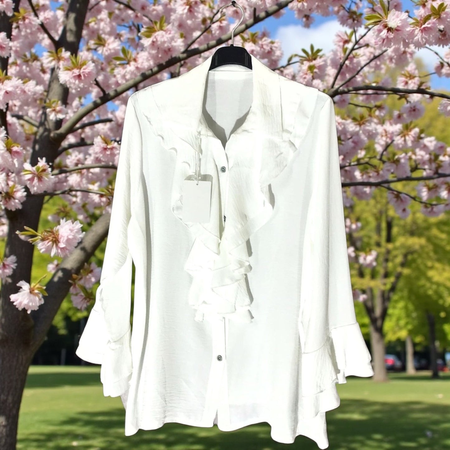 chemisier jabot d'été - L'autre mode