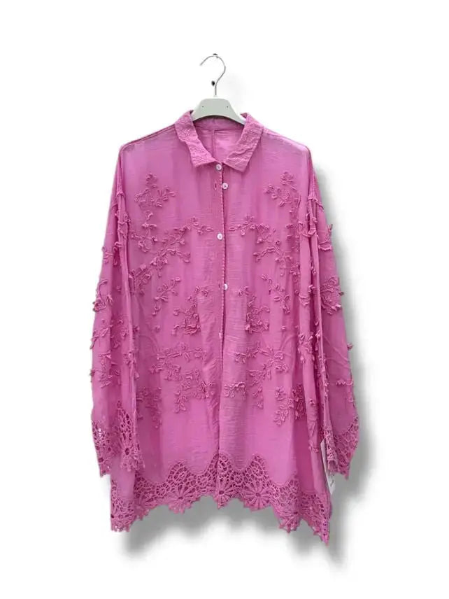 Chemisier ma petite broderie - L'autre mode