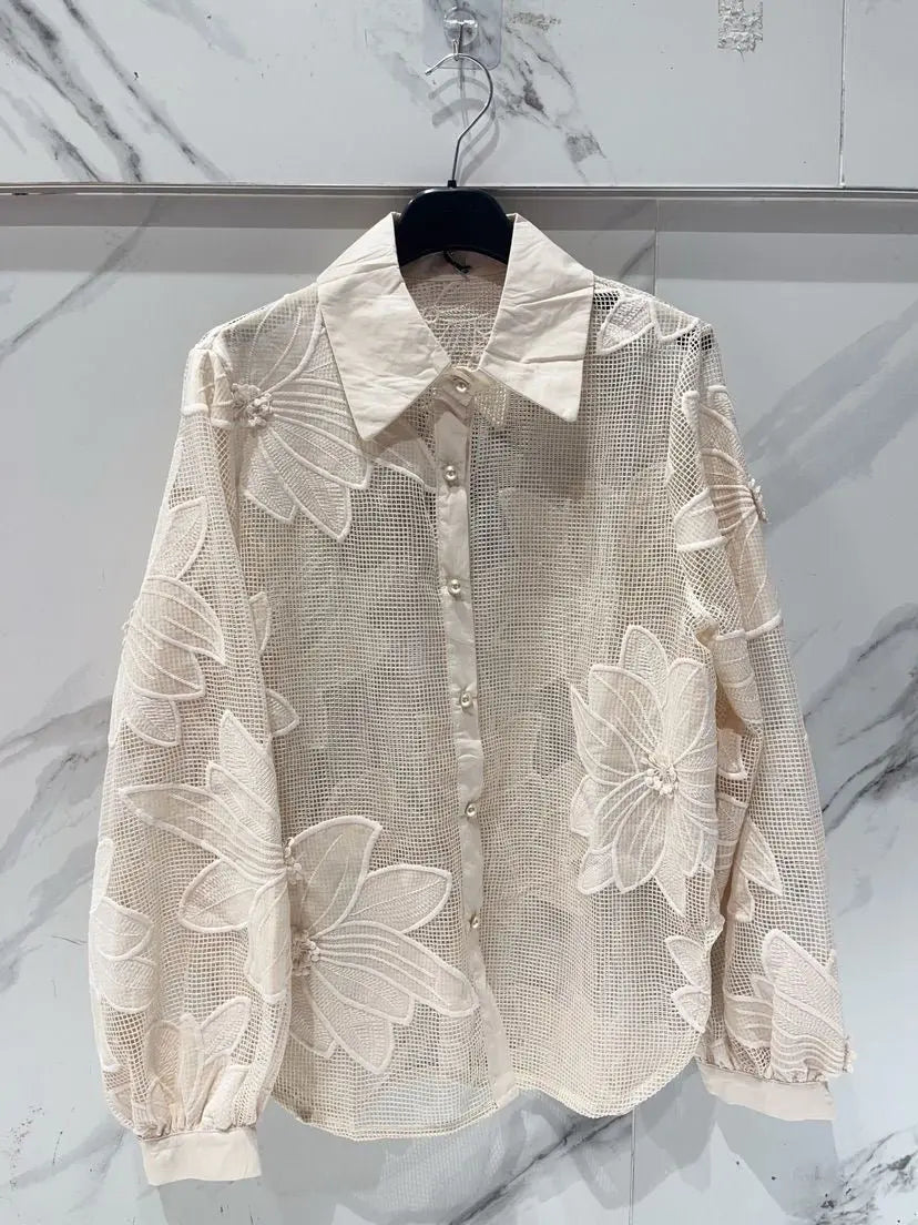 Chemisier voile de printemps - L'autre mode