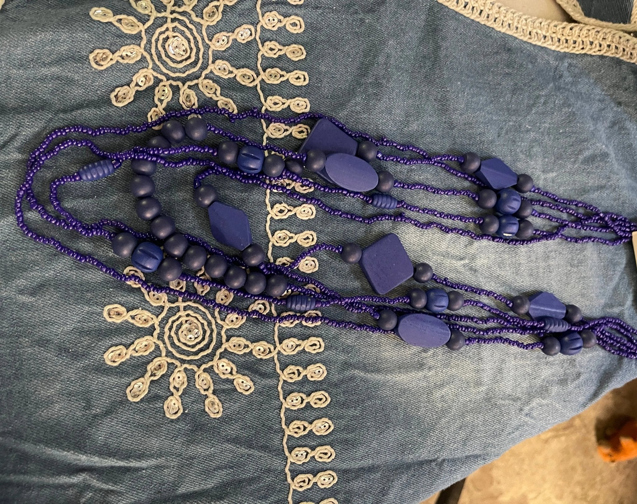 Collier bois coloré - L'autre mode