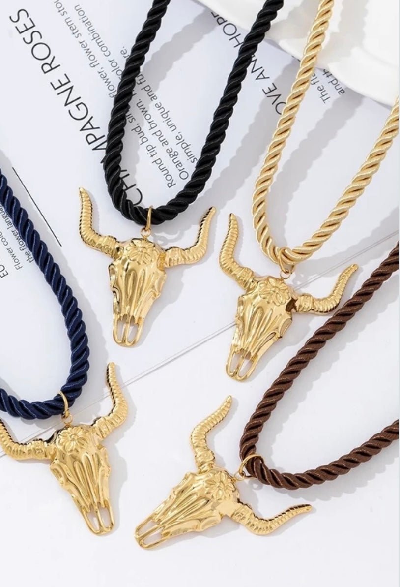 Collier buffle en acier - L'autre mode