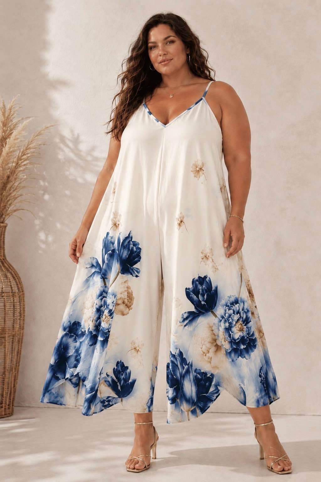 combi asym fleurie - L'autre mode