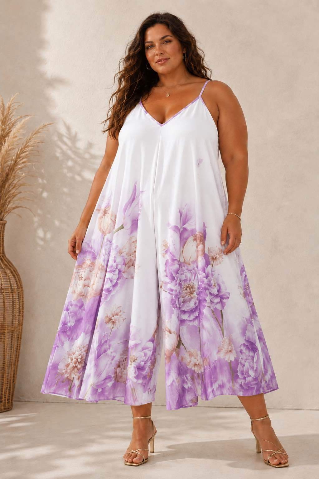 combi asym fleurie - L'autre mode