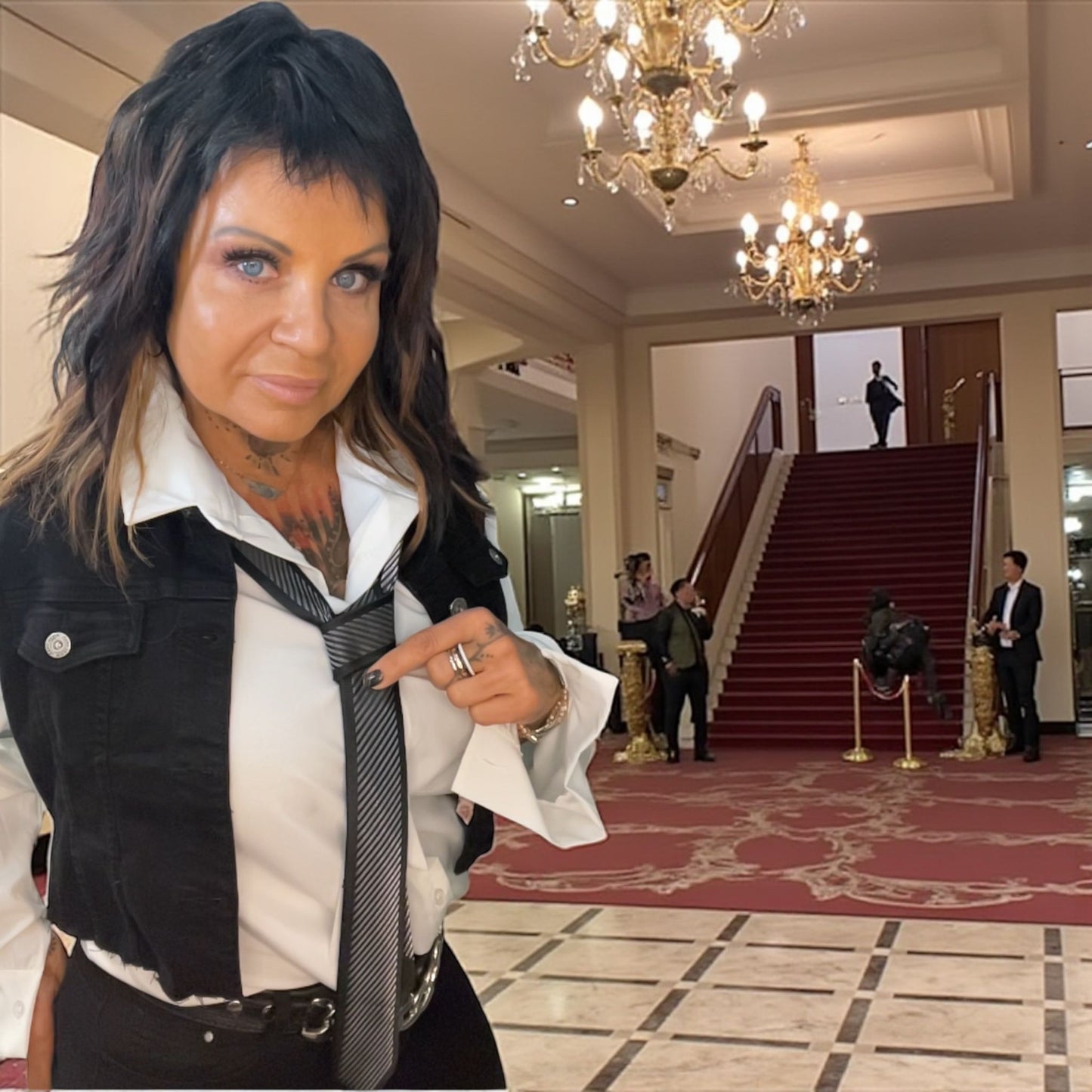 cravate carbone - L'autre mode