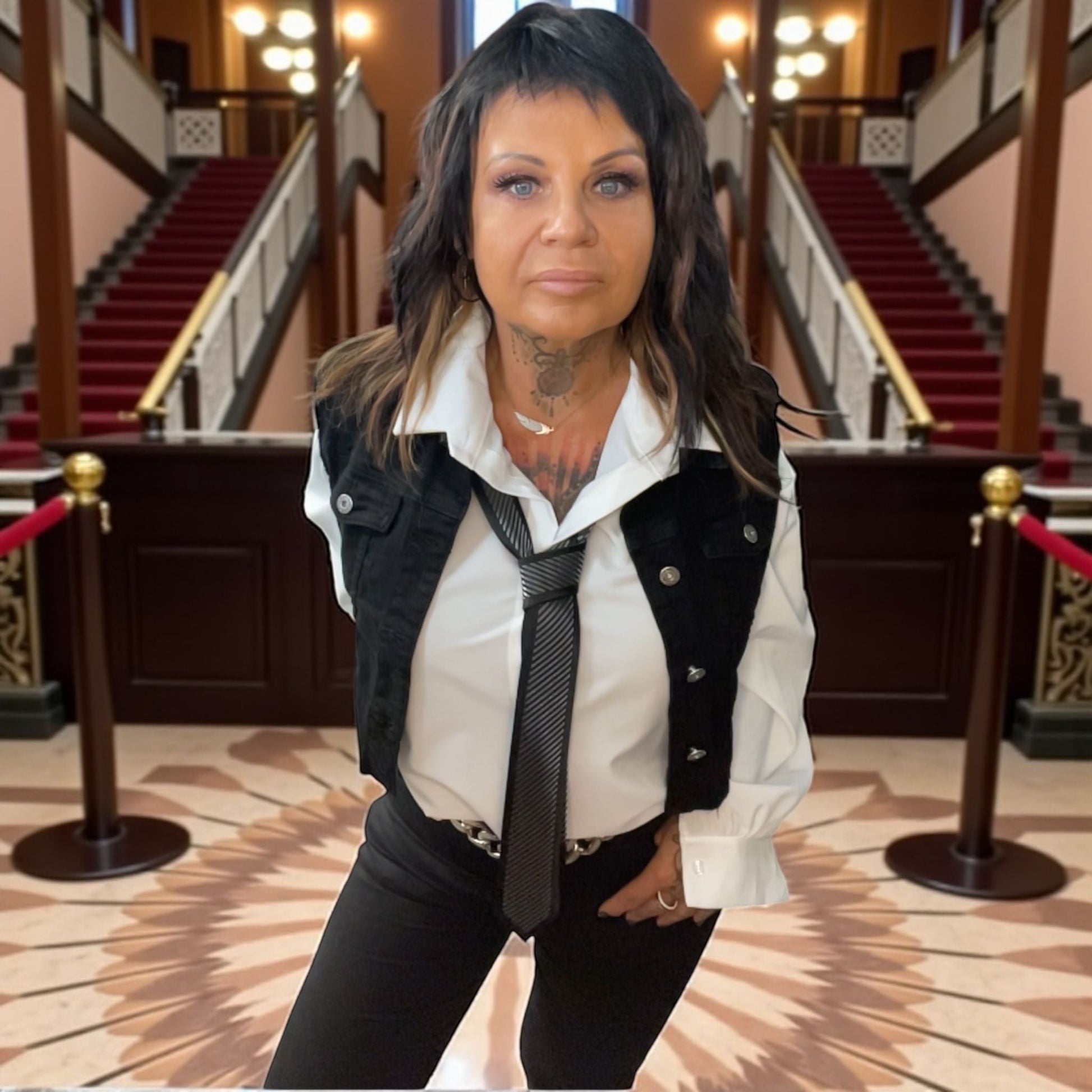 cravate carbone - L'autre mode