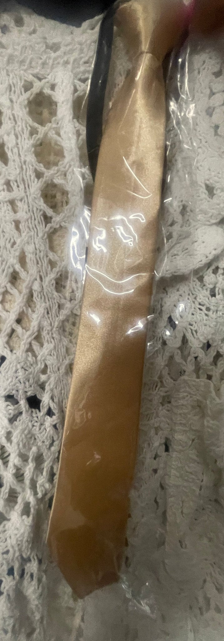 cravate fine fermeture éclair - L'autre mode