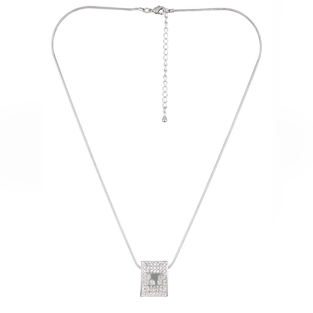 Pendentifs Lush - Argenté Et Cristal