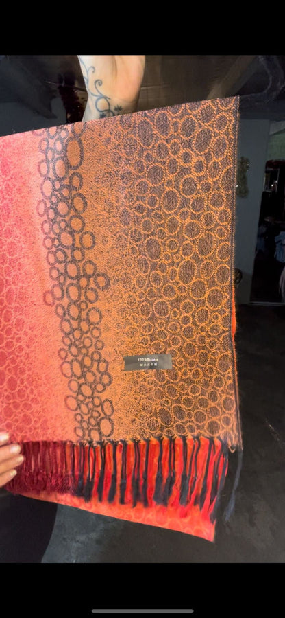 écharpe foulard écailles de couleurs - L'autre mode