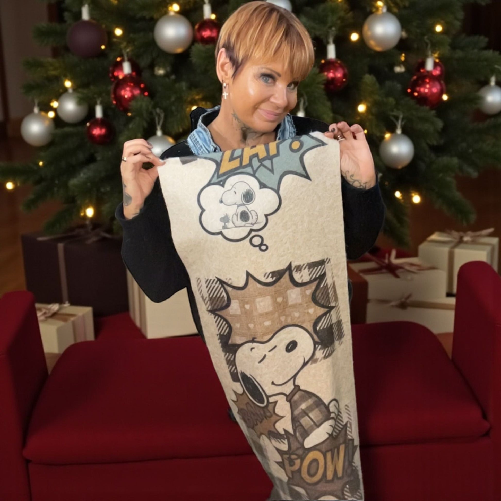 echarpe graphique de chaleur - L'autre mode