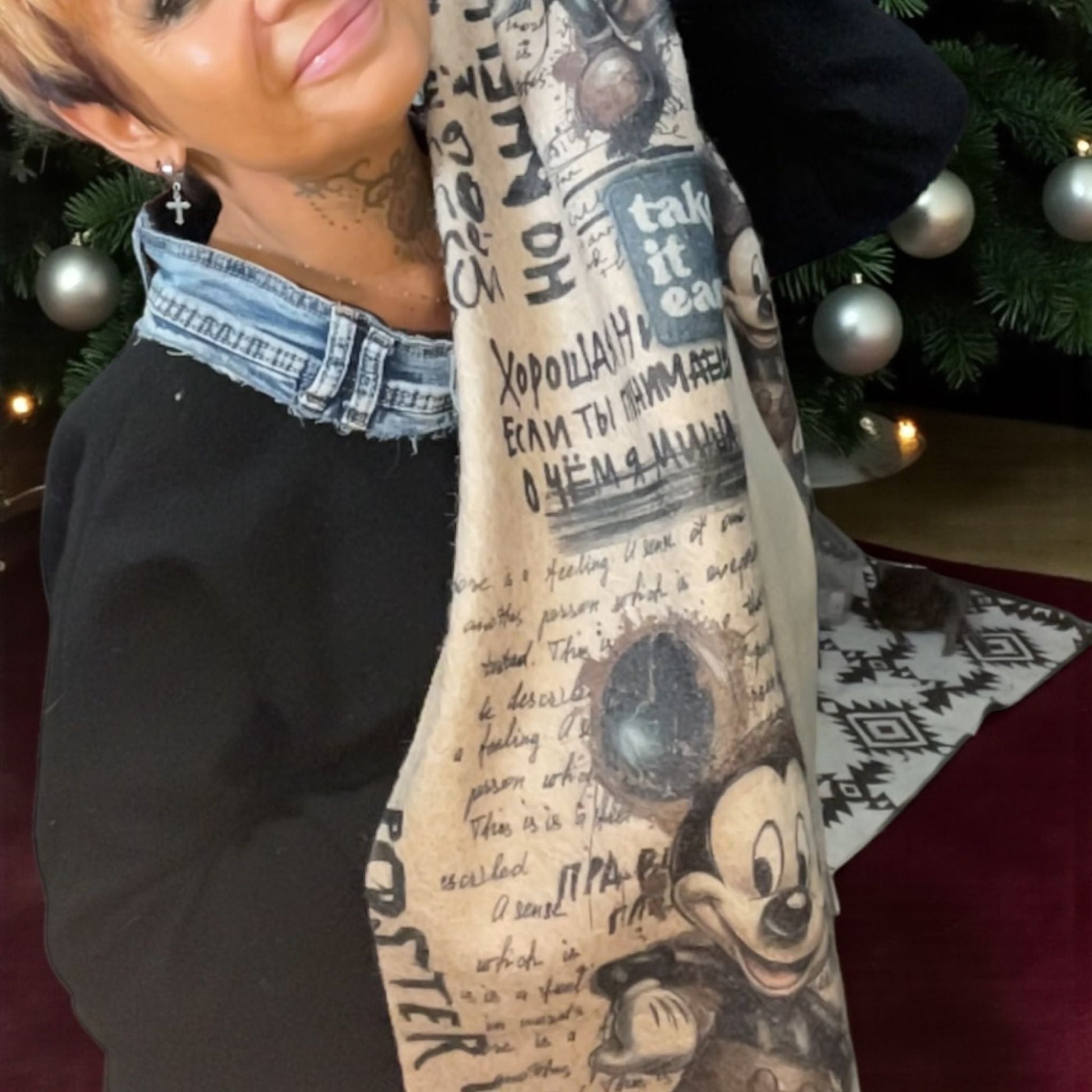 echarpe graphique de chaleur - L'autre mode