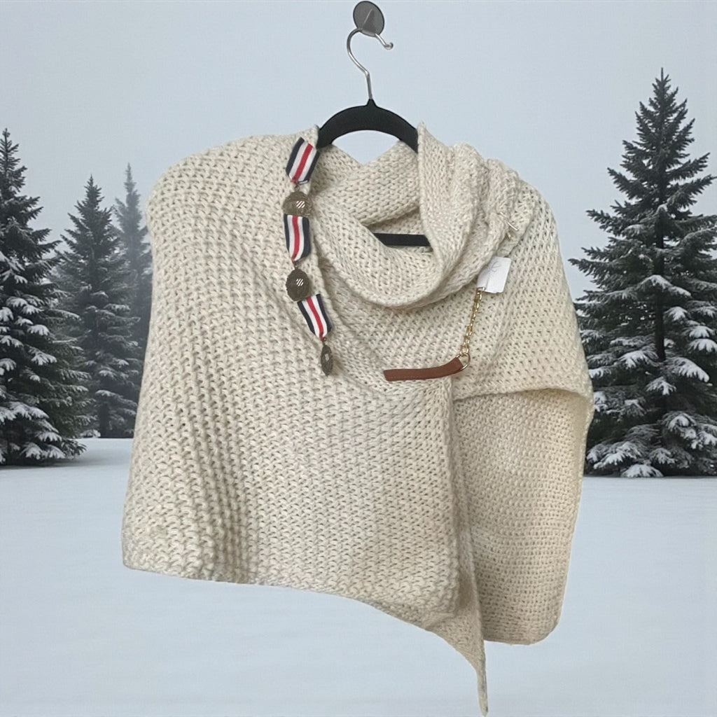 Écharpe poncho triangle - L'autre mode