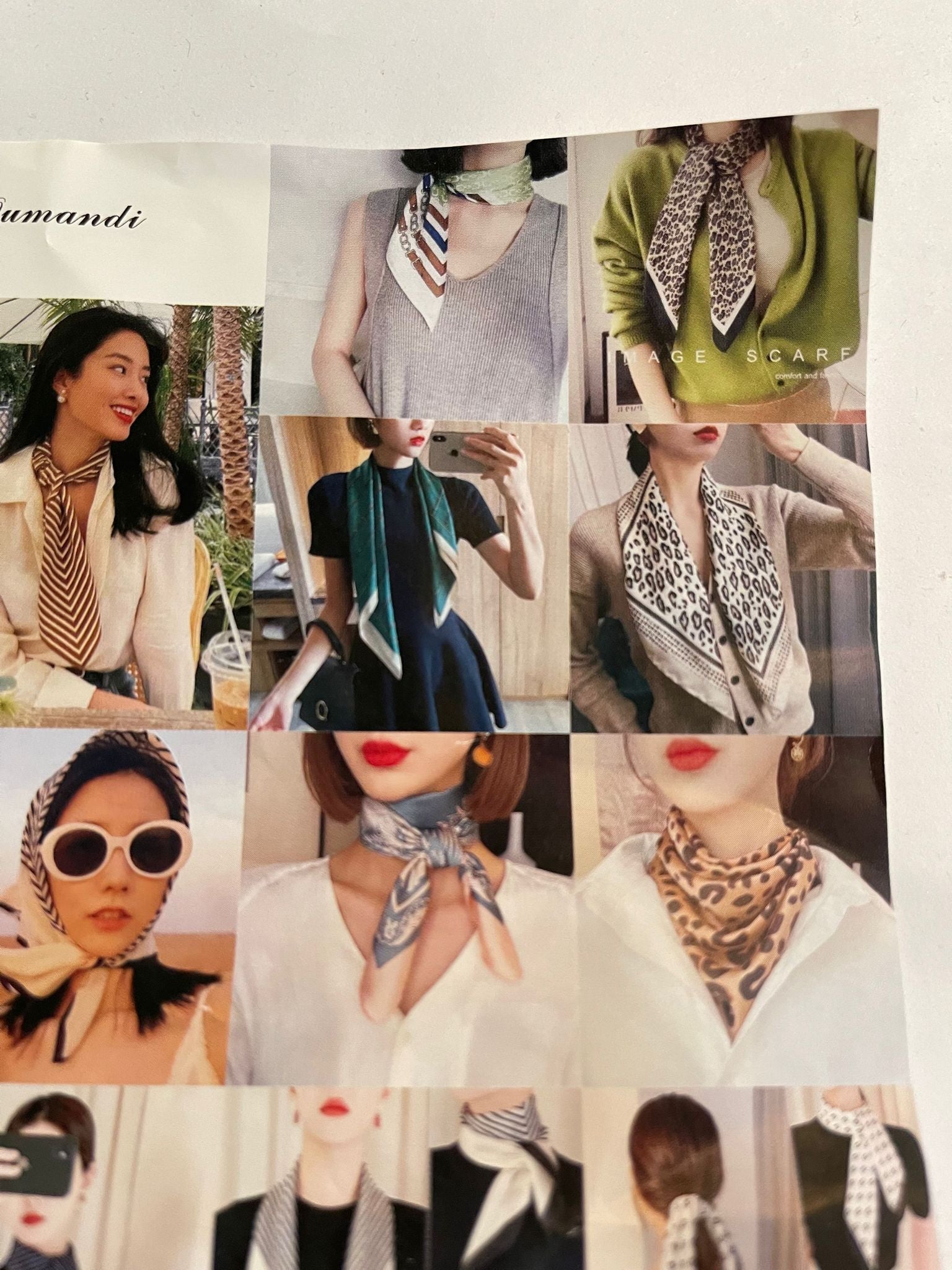 FOULARD BANDEAU MULTI POSITIONS - L'autre mode