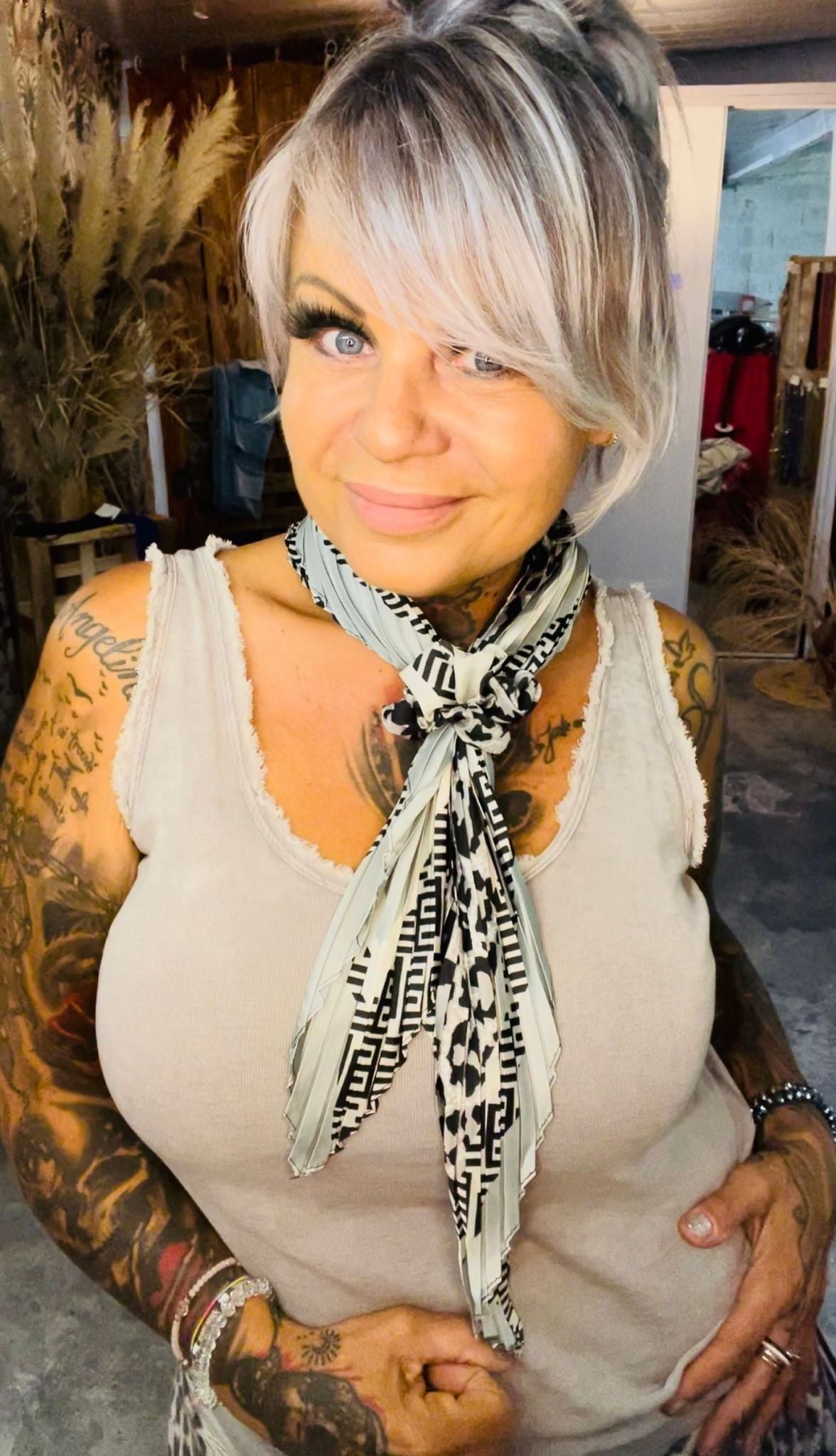 FOULARD BANDEAU MULTI POSITIONS - L'autre mode