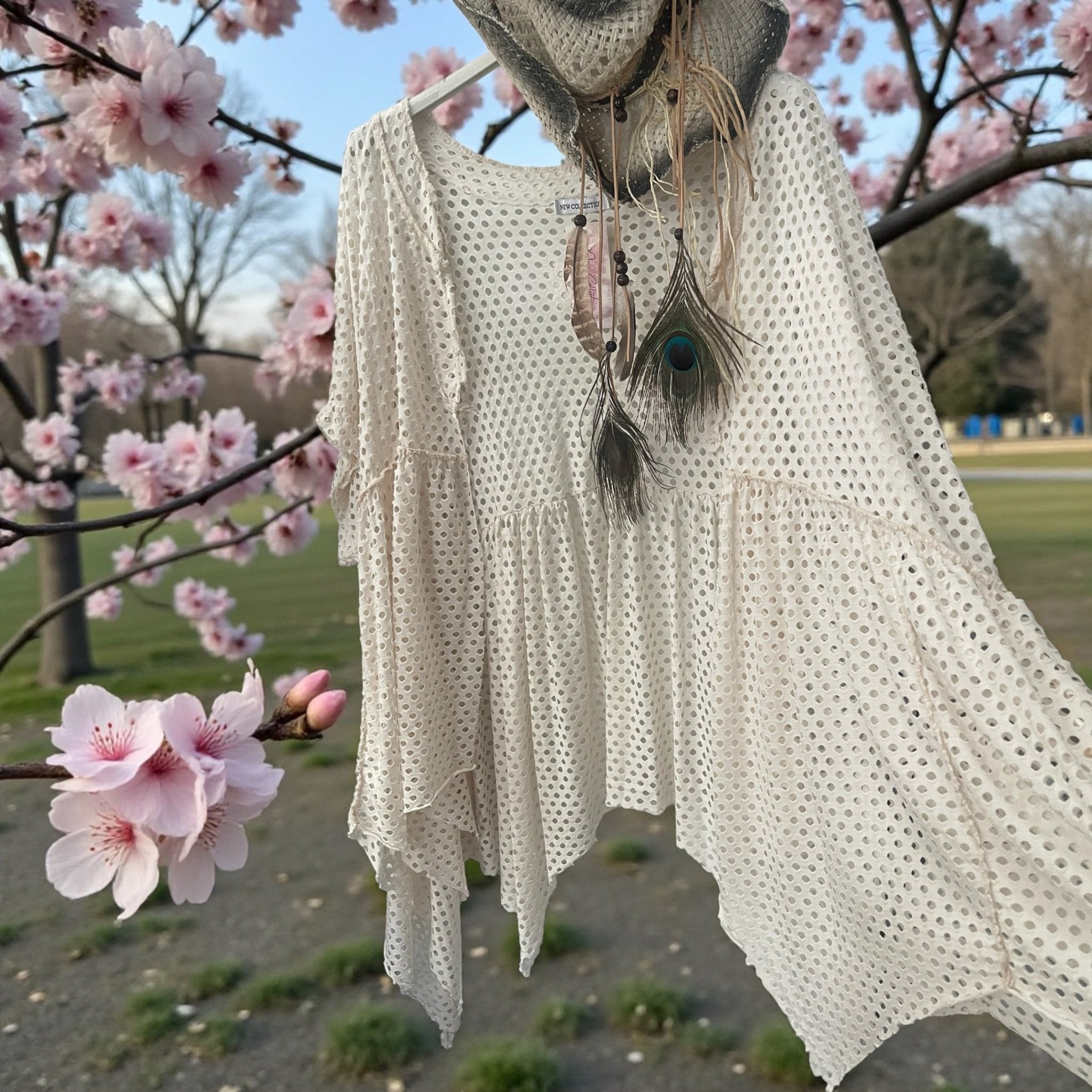 gilet ajouré asym - L'autre mode