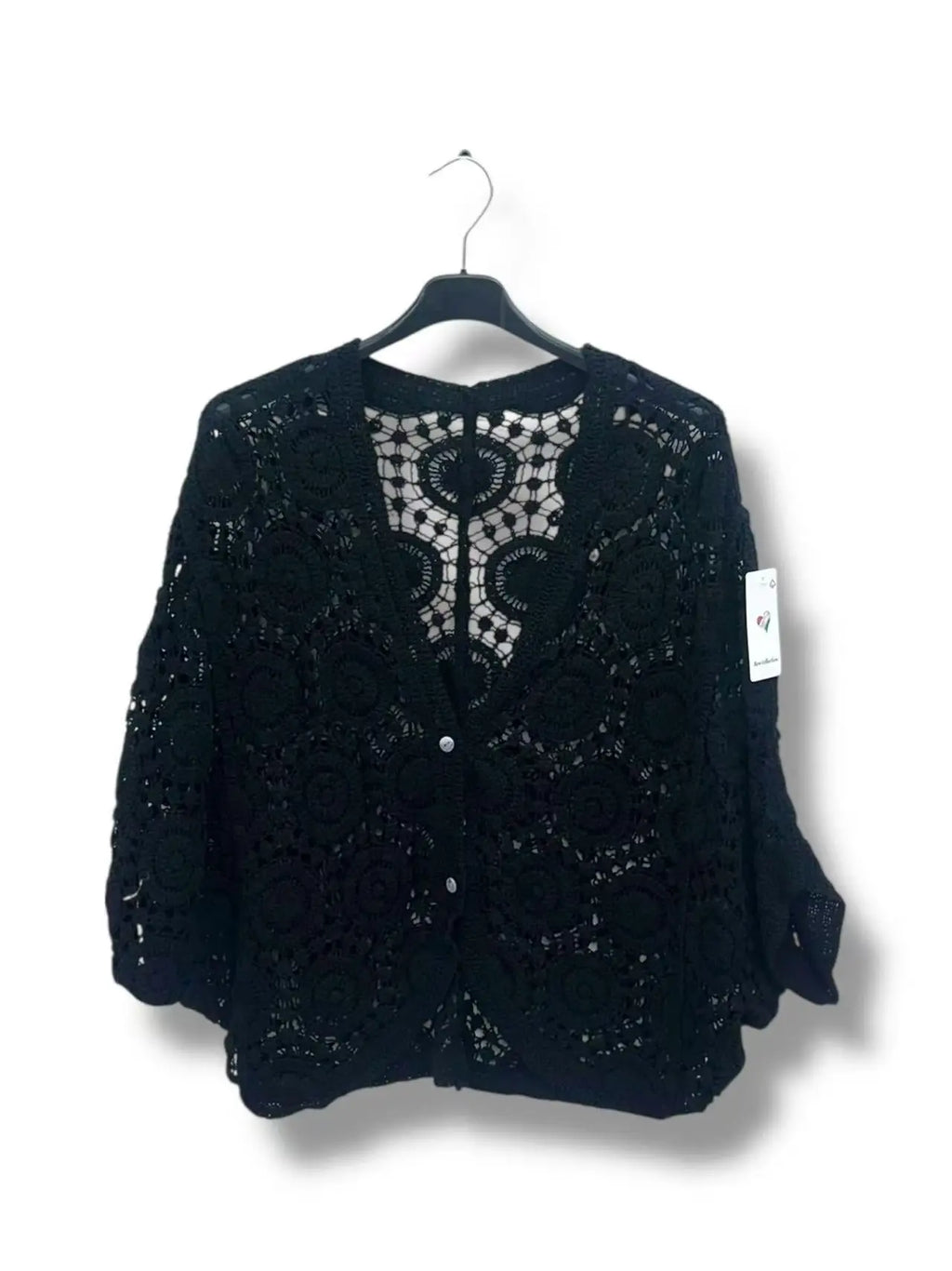 Gilet crochet arrondi - L'autre mode