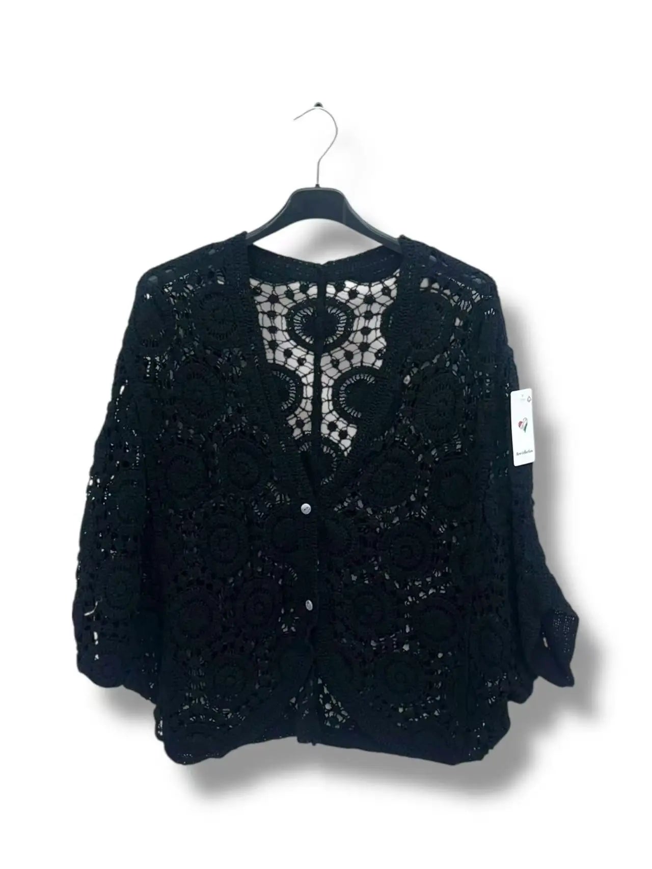 Gilet crochet arrondi - L'autre mode