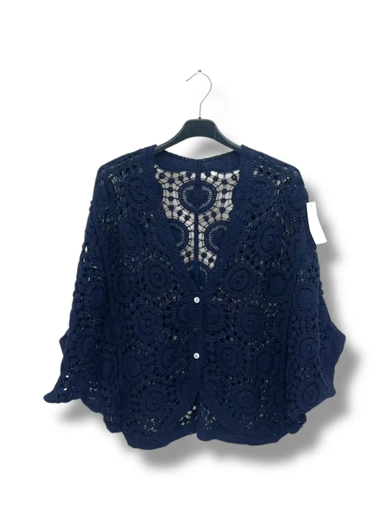 Gilet crochet arrondi - L'autre mode