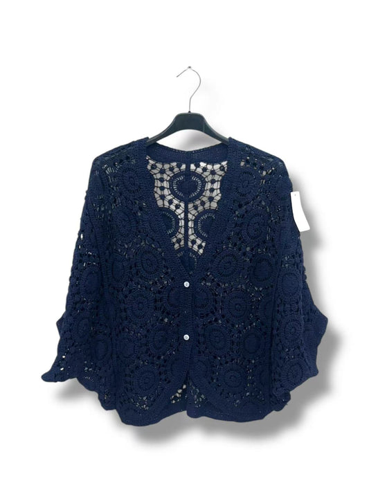 Gilet crochet arrondi - L'autre mode