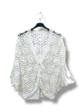 Gilet crochet arrondi - L'autre mode