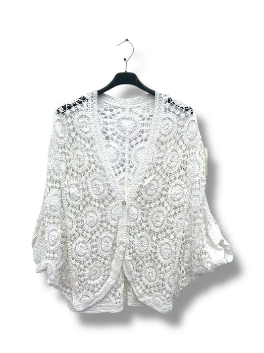 Gilet crochet arrondi - L'autre mode