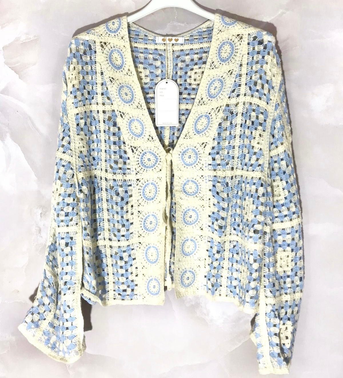 gilet crochet couture - L'autre mode