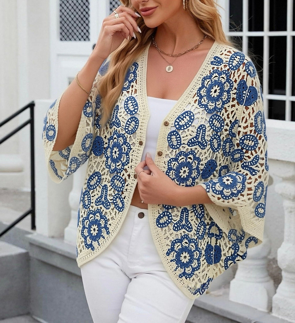 Gilet Crochet Ouvert - L'autre mode