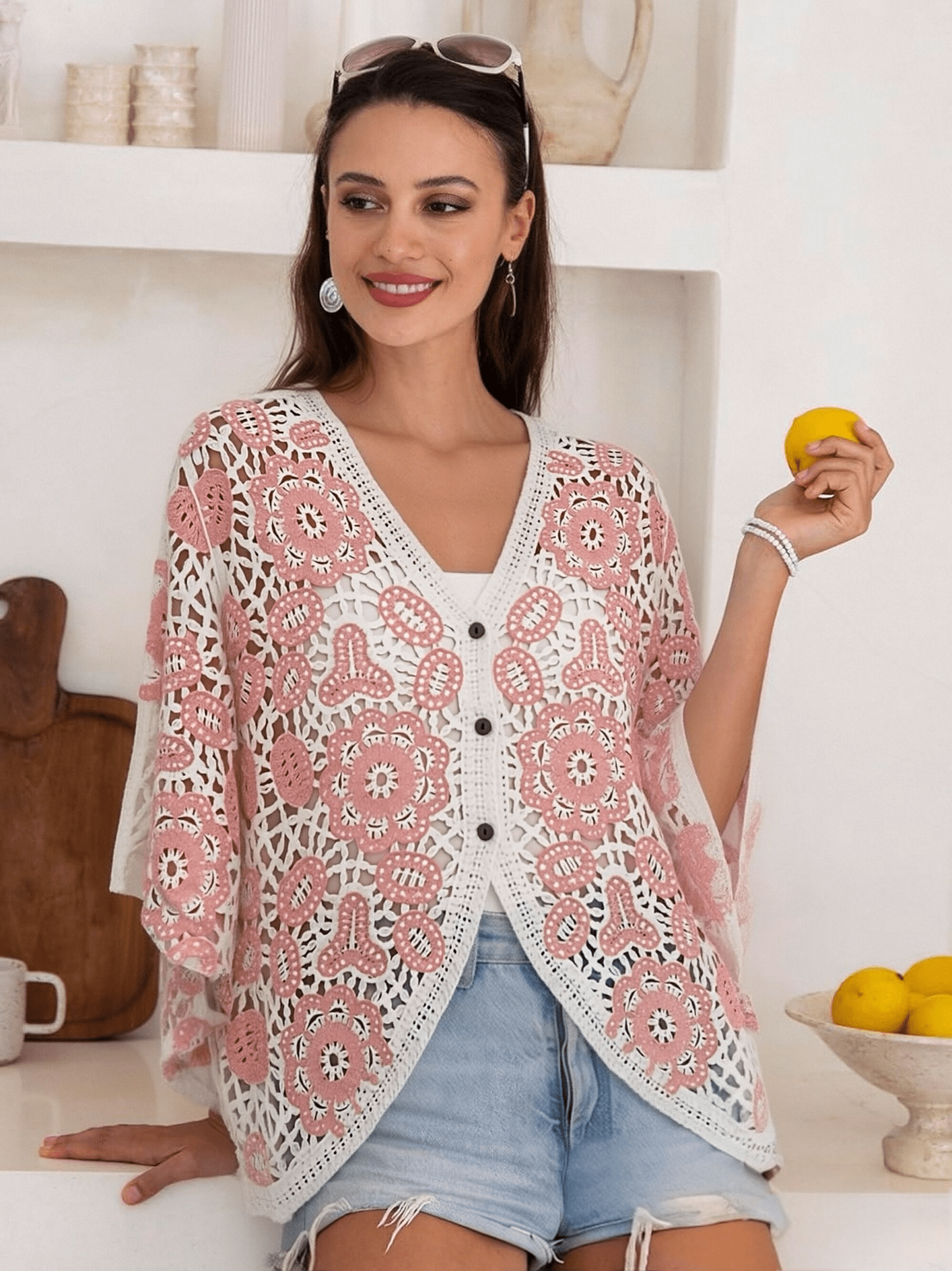 Gilet Crochet Ouvert - L'autre mode