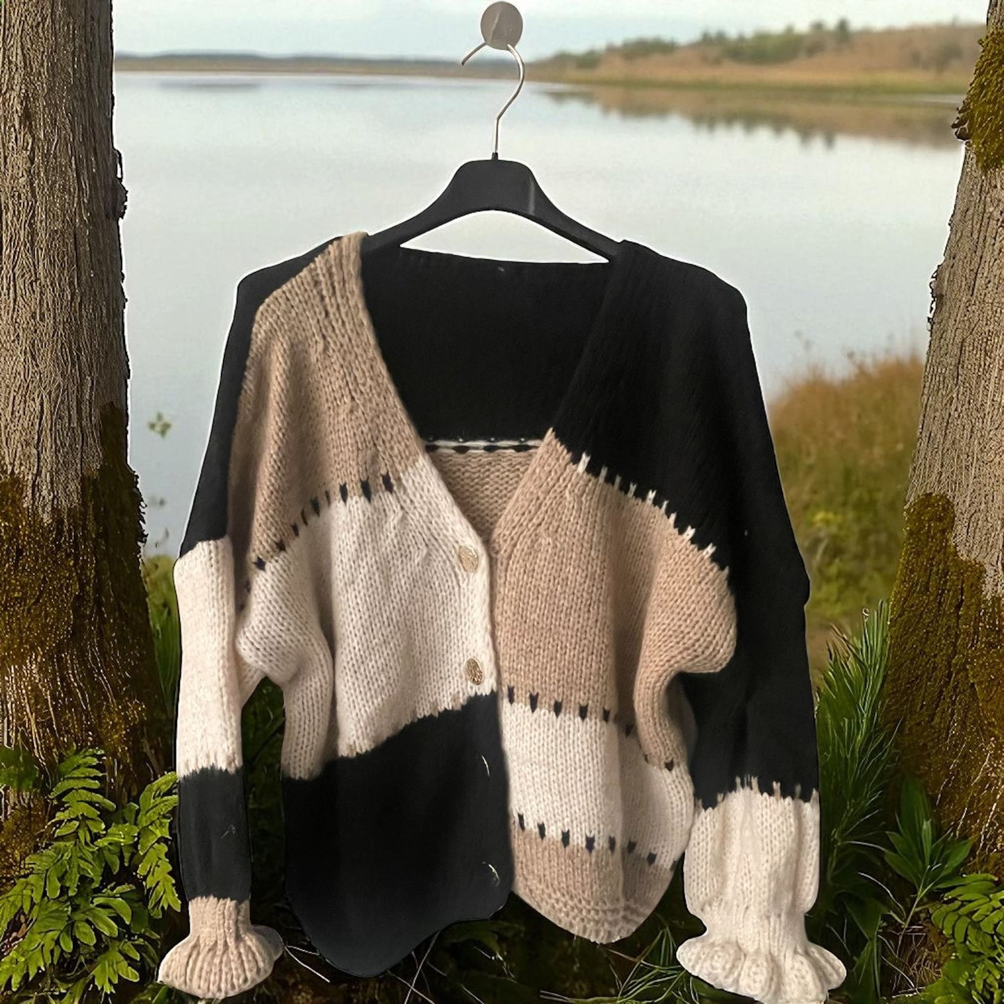 gilet damiers - L'autre mode