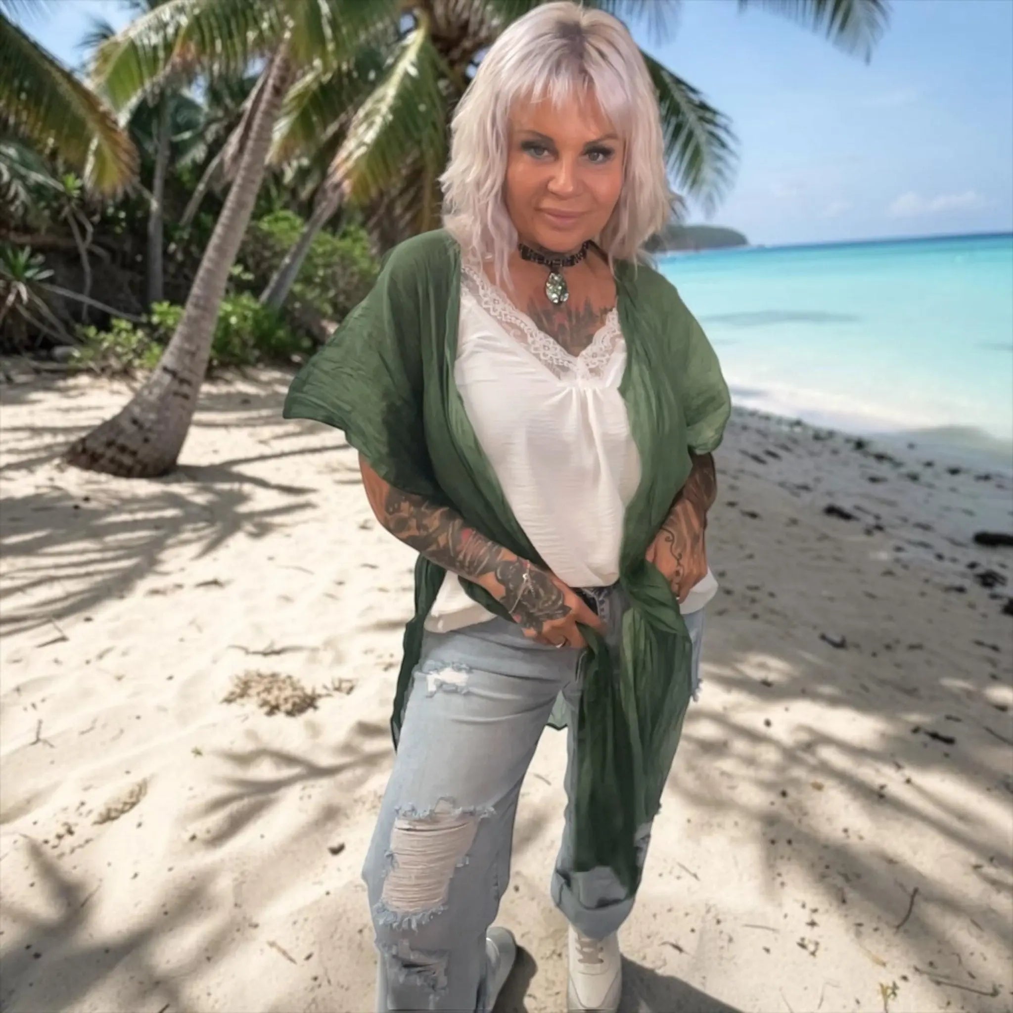 gilet de plage - L'autre mode