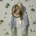 Gilet dentelle de marguerittes - L'autre mode