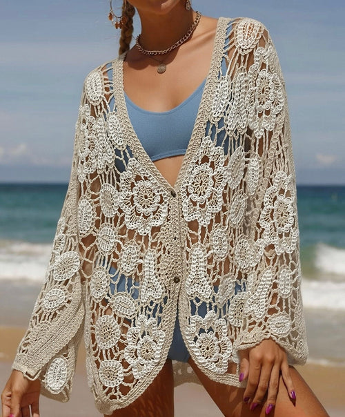 Gilet dentelle préçieuse - L'autre mode