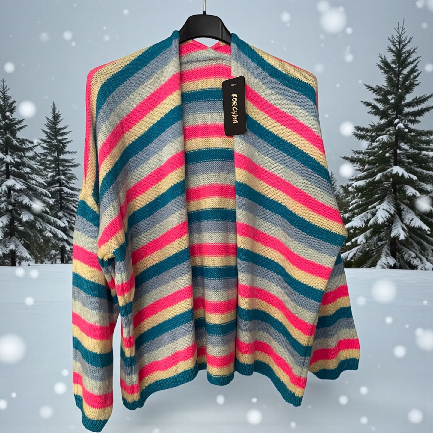 Gilet doux ligné - L'autre mode