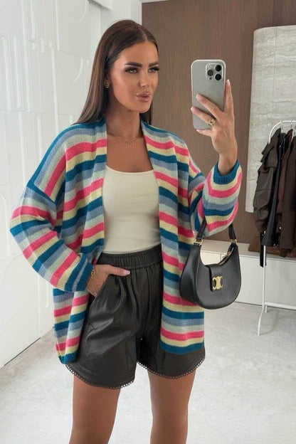 Gilet doux ligné - L'autre mode