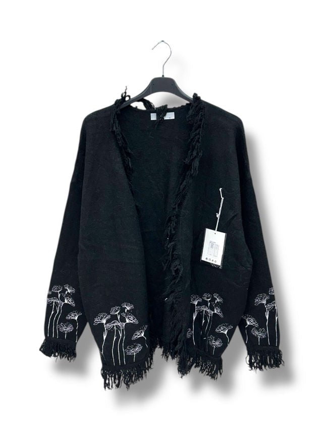 gilet fleurs folles - L'autre mode