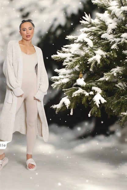 gilet long en maille) - L'autre mode
