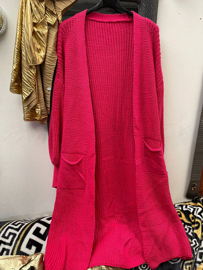 gilet long en maille) - L'autre mode