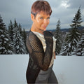 gilet long filet - L'autre mode