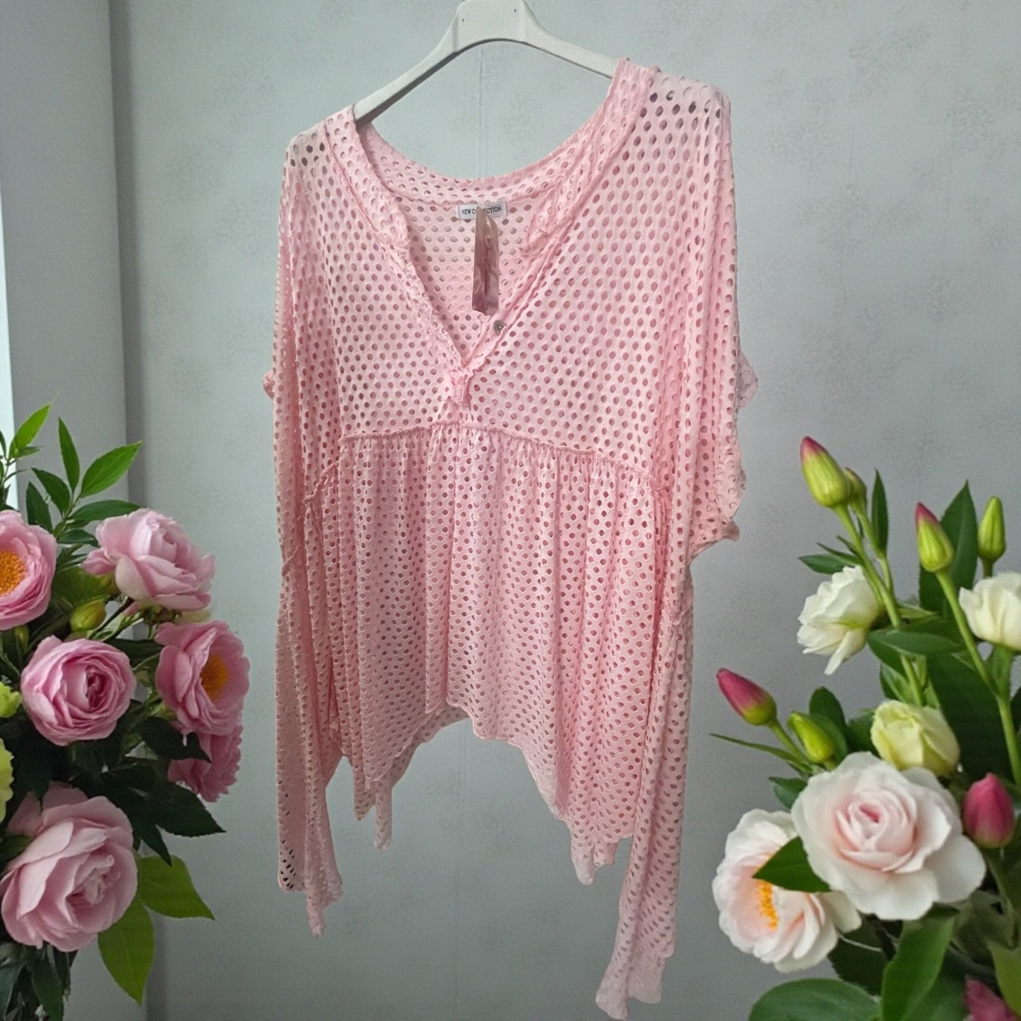gilet ou blouse ajouré asym - L'autre mode