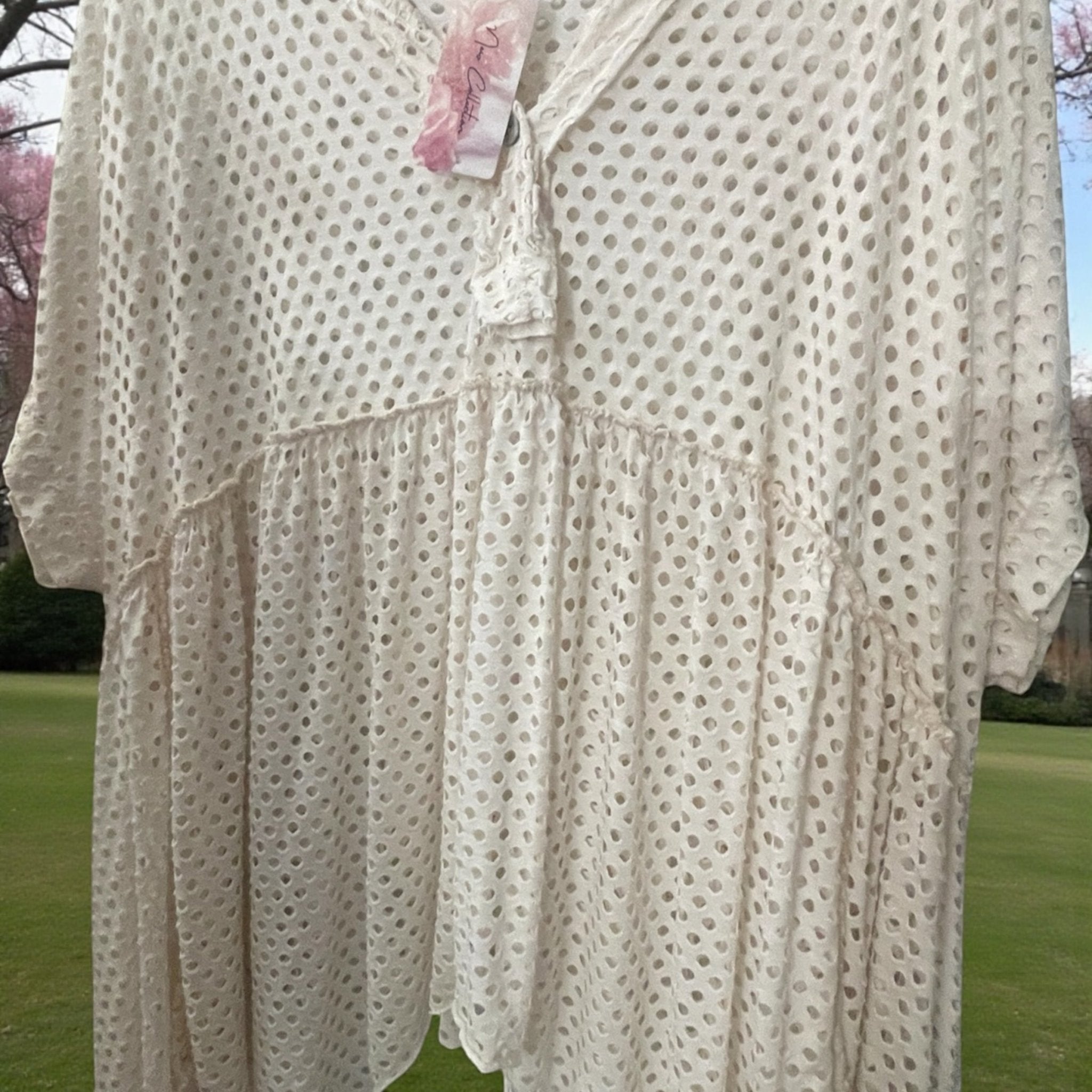 gilet ou blouse ajouré asym - L'autre mode