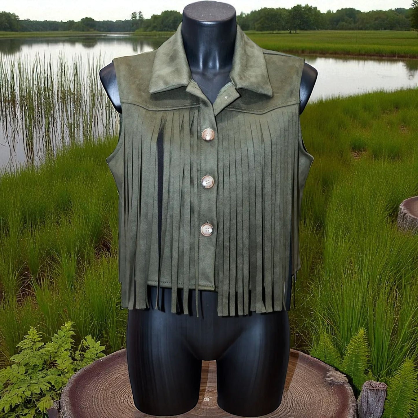 gilet sans manches wild west - L'autre mode