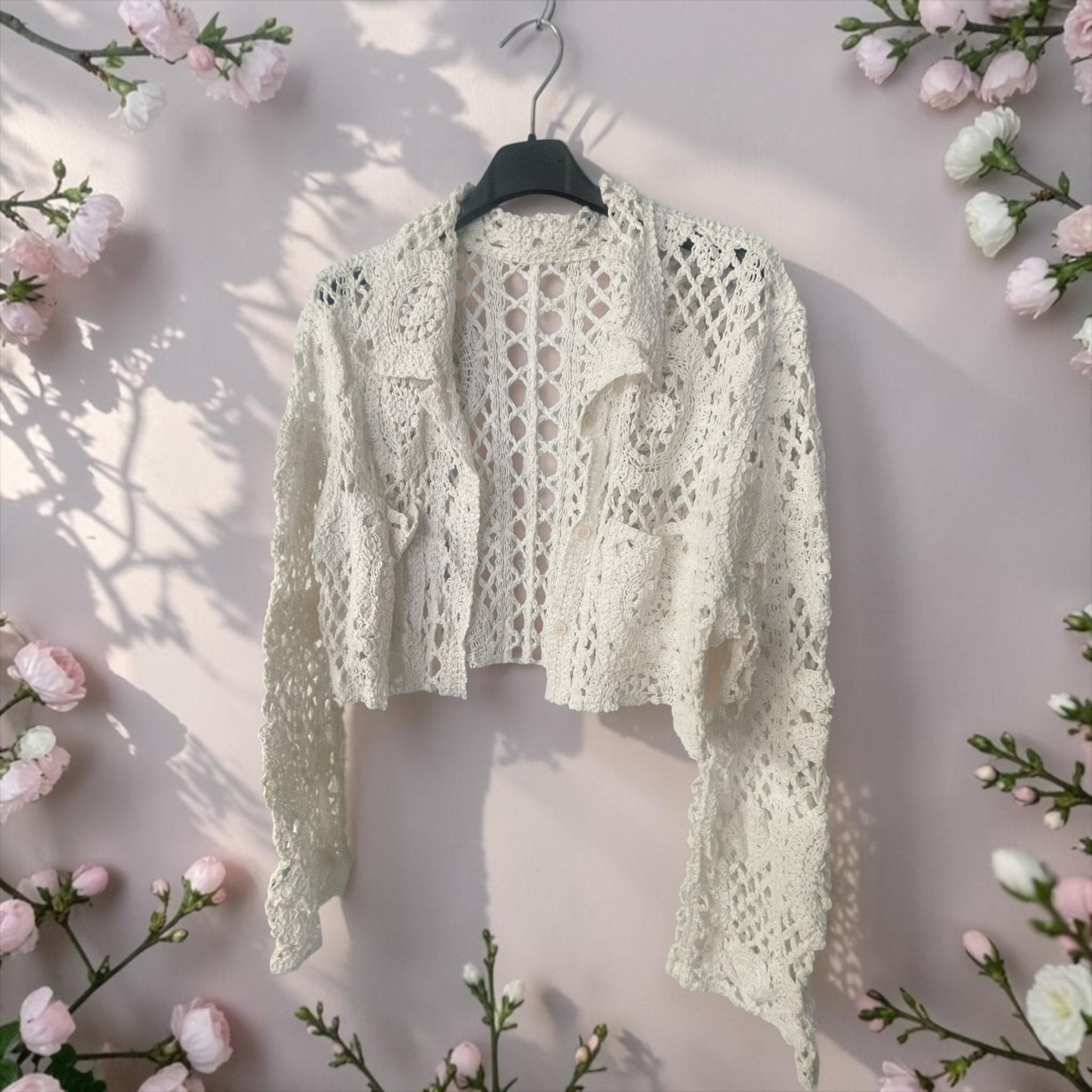 Gilet veste crochet ultime coton - L'autre mode