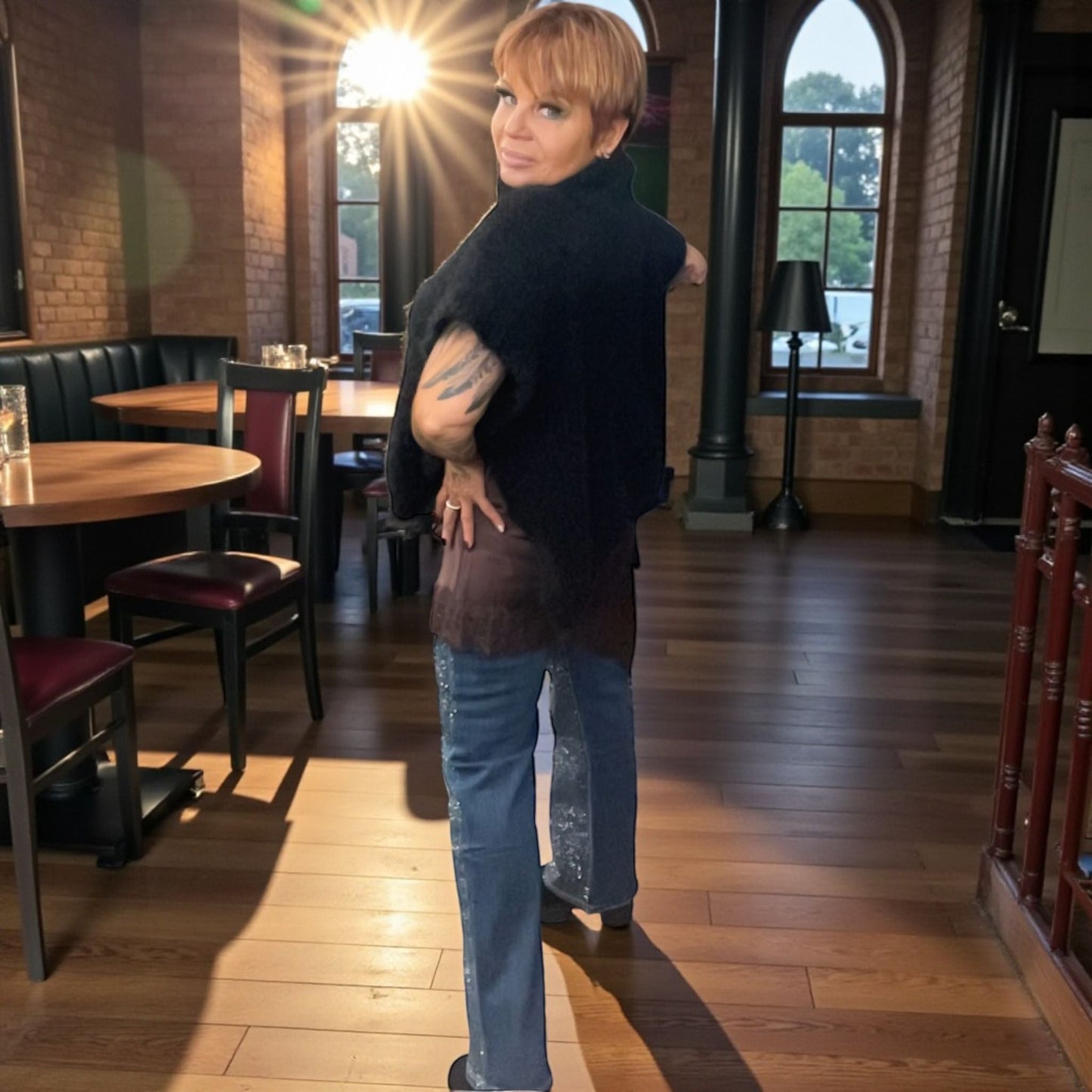 jeans jeux de lumières - L'autre mode