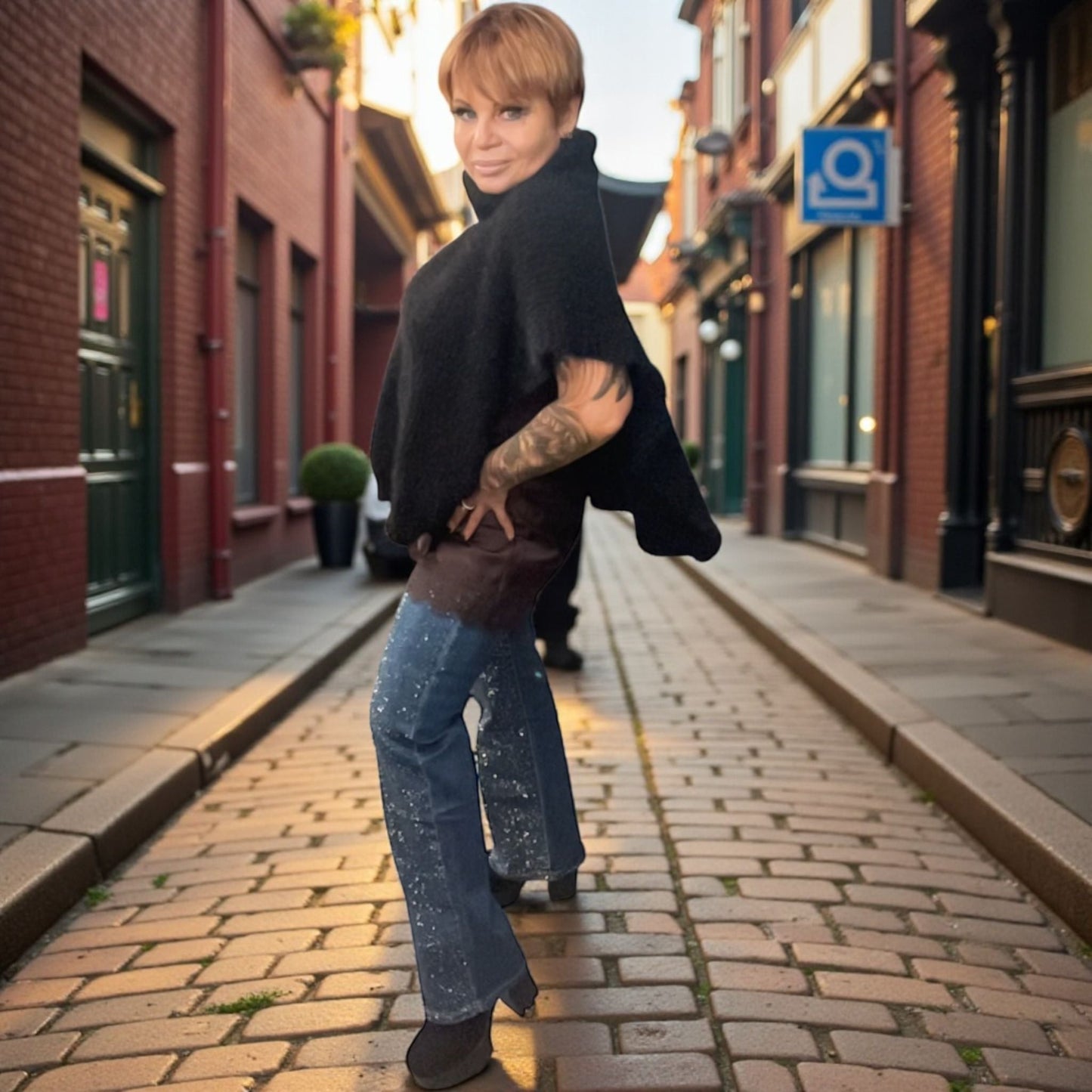 jeans jeux de lumières - L'autre mode