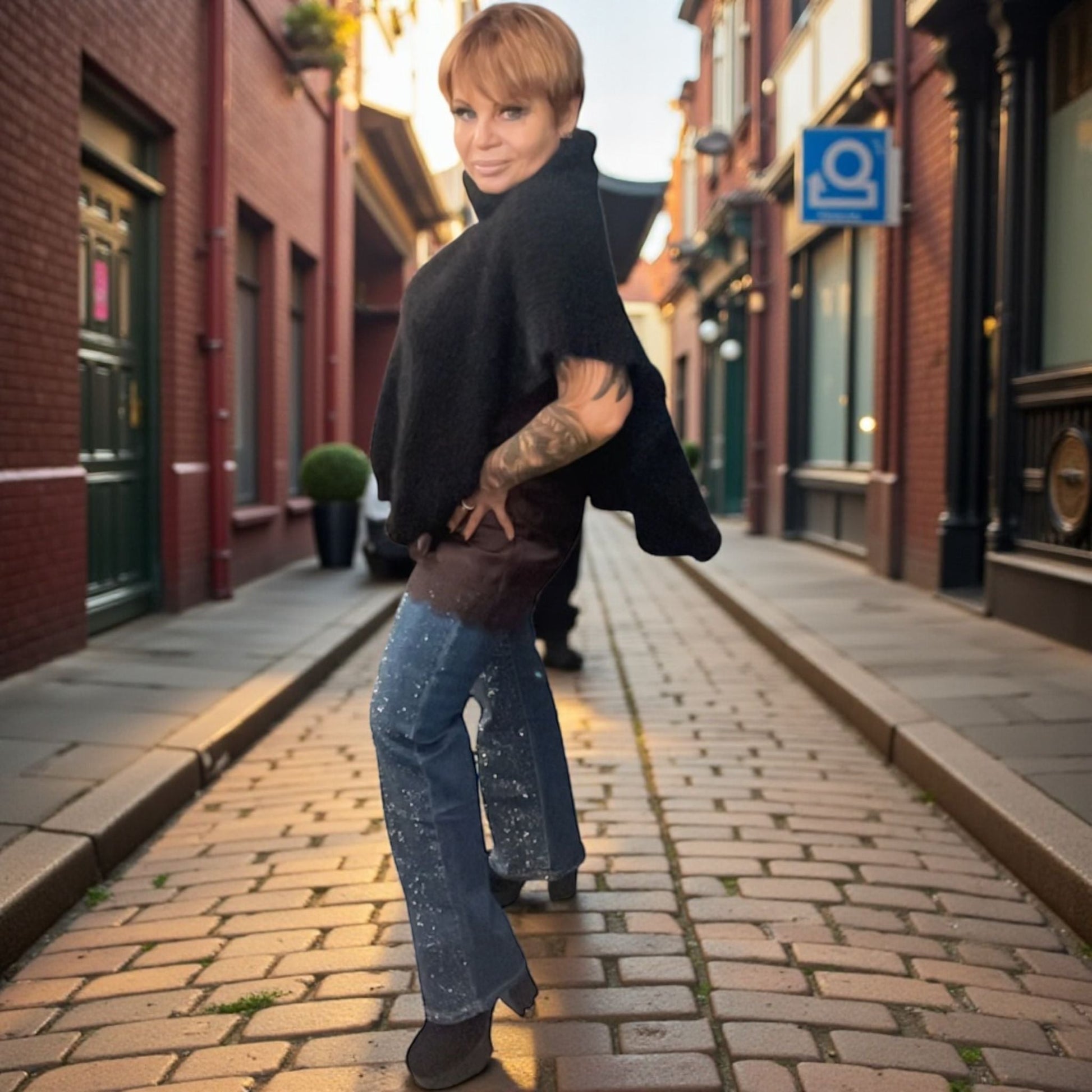 jeans jeux de lumières - L'autre mode