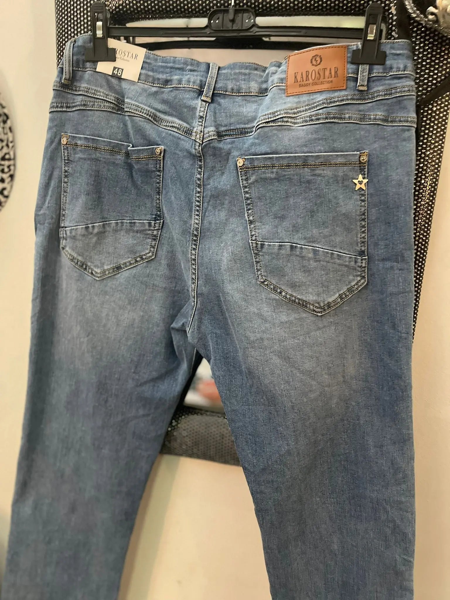 jeans karostar boutons - L'autre mode